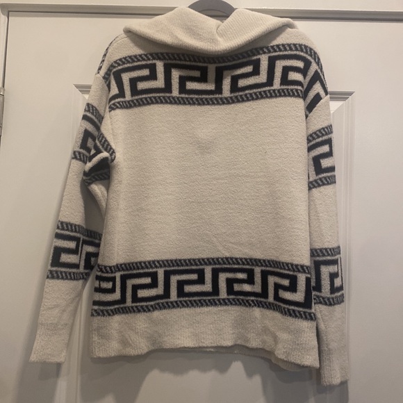 Bloomingdale’s “Auqa” Printed Fleece Quarter Zip Pullover NWTGS - Picture 7 of 8